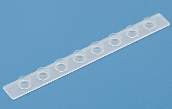 Optical 8 strip caps for polymerase chain reaction Optical 8 strip caps for polymerase chain reaction