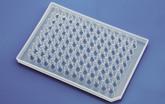 Thin wall 0.2mL PCR plate half skirt