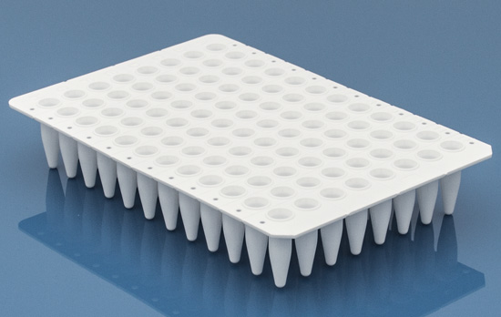 White non skirt 0.2mL x 96 well reaction plate White non skirt 0.2mL x 96 well reaction plate