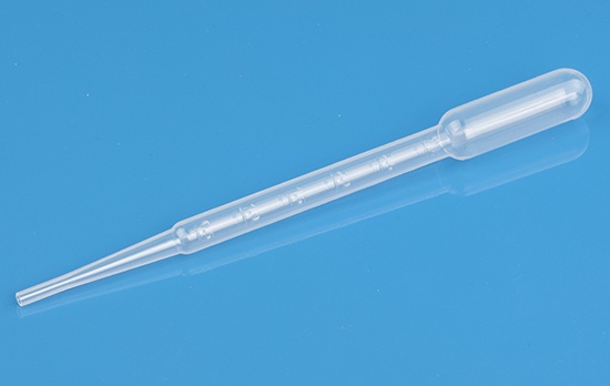 graduation up to 3mL 3mL transfer pipette