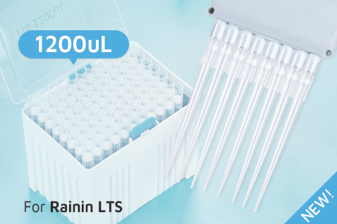 Pipette tips 1200uL compatible with LTS pipettes.