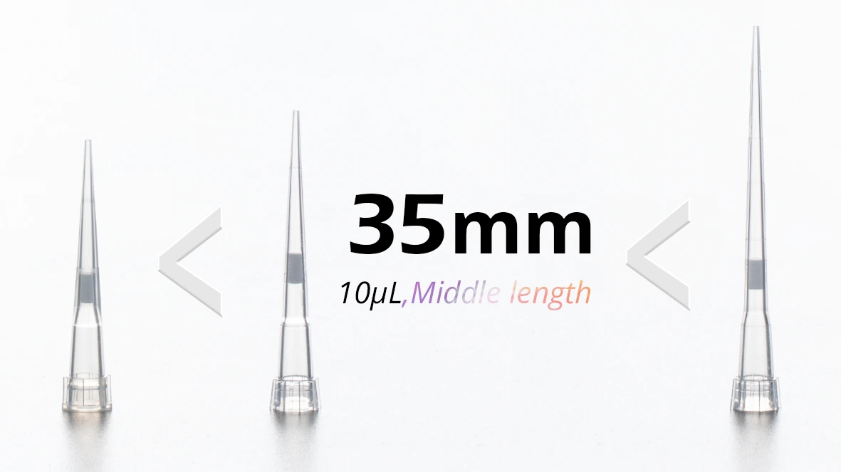 10uL 35mm pipette tips