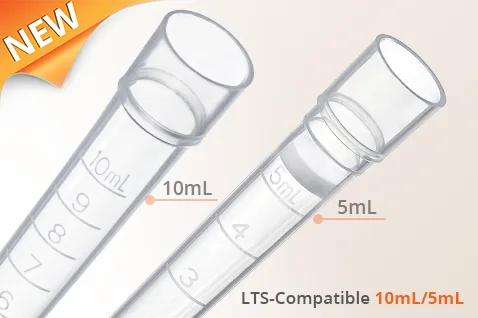 5mL and 10mL pipette tips for LTS.