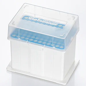 1000uL/1250uL pipette tip rack, made of PP.