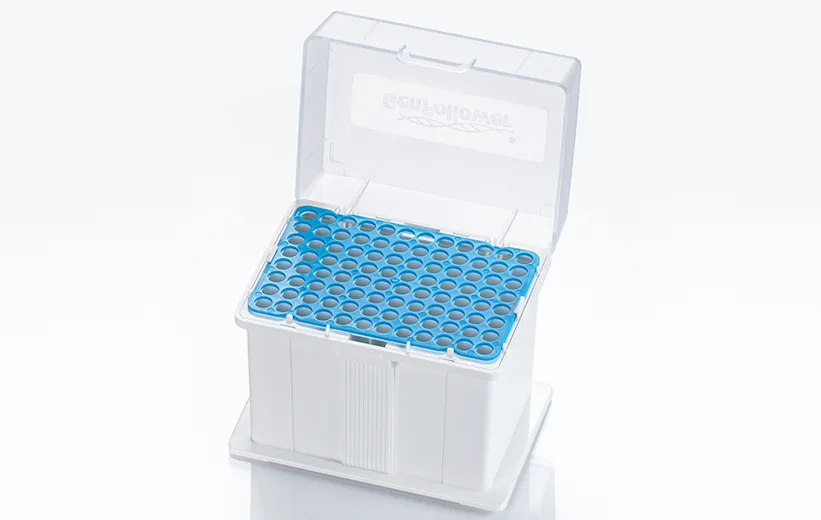 1000uL/1250uL pipette tip rack, PC material.