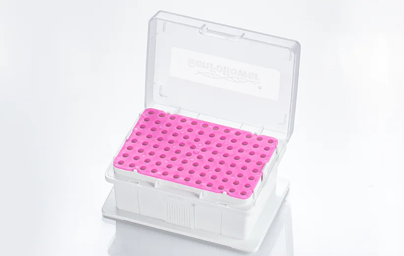 10uL pipette tip rack, PC material.