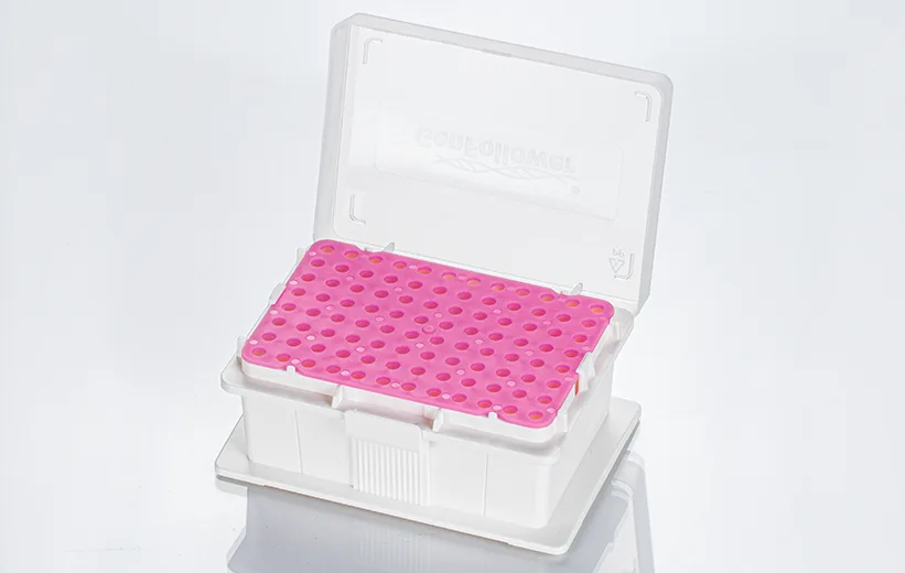 10uL pipette tip rack, PP material.