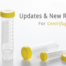 Updates and new release for centrifuge tubes.