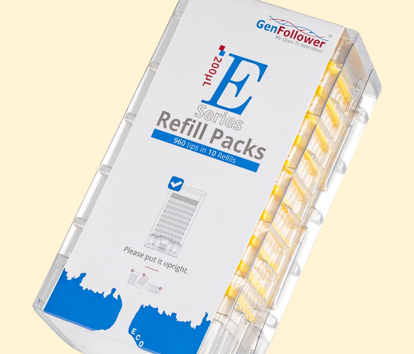 Refill system pipette tips.