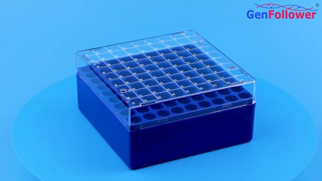 Product Display - 81 Wells 3.0 mL Cryo Box, PC material