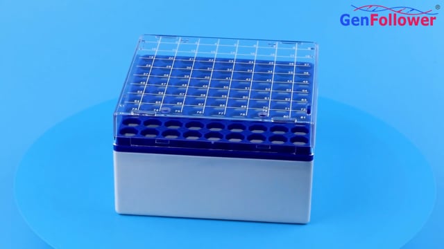 Product Display - 81 Wells 4.0 mL Cryo Box, PC material