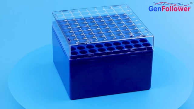 Product Display - 81 Wells 5.0 mL Cryo Box, PC material