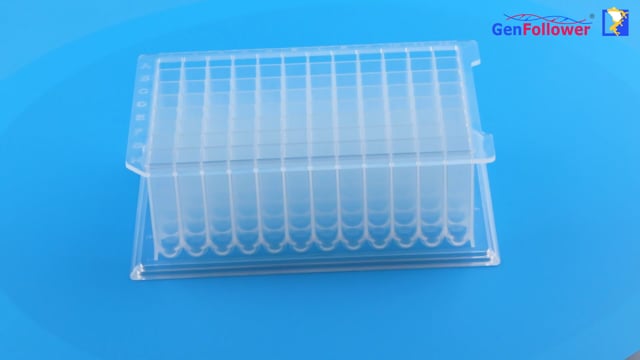 Abgene Style 2.2mL Deep 96-Well Plates, Square Well, U-bottom