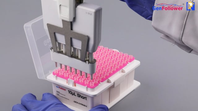 Product Display - 32mm 10uL Pipette Tips with Filter
