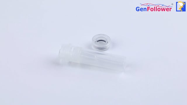 Product Display - 0.5mL Screw Cap Micro Tubes with Separate Cap, Knurling, Self-standing, Short Cap