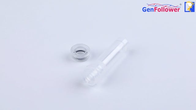 Product Display - 2.0 mL Screw Cap Micro Tubes with Separate Cap, Knurling, Self-standing, Short Cap
