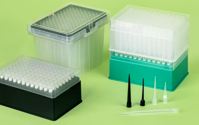 Various robotic pipette tips
