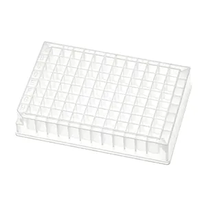 1.2mL 96-well plates, square wells, V-bottom.