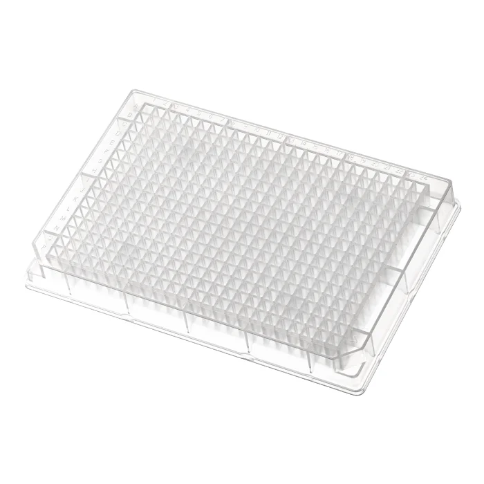 120uL deep 384-well plates, square wells, V-bottom