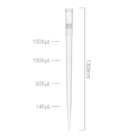 Graduated 130mm 1500ul filter tips.