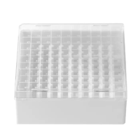 10x10 cryo boxes front, for 1.5ml/2ml.