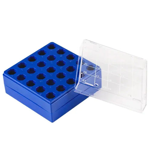25 well 1.5ml/2ml cryo freezer boxes.