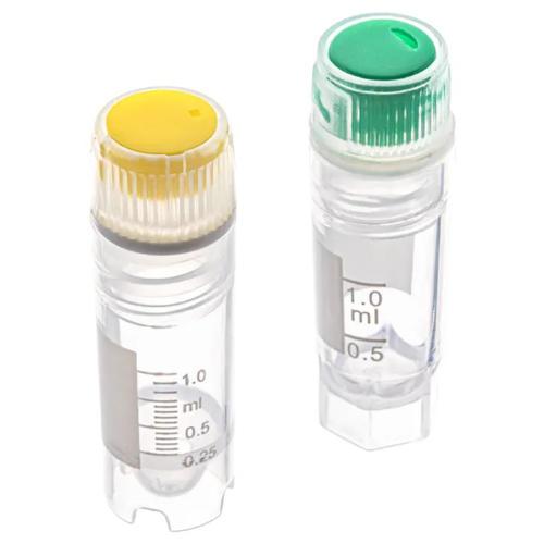 1.0 mL cryo tubes, internal threaded.