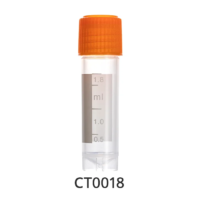 1.8 ml cryo vials, self-standing, conical bottom, external threaded, CT0018.