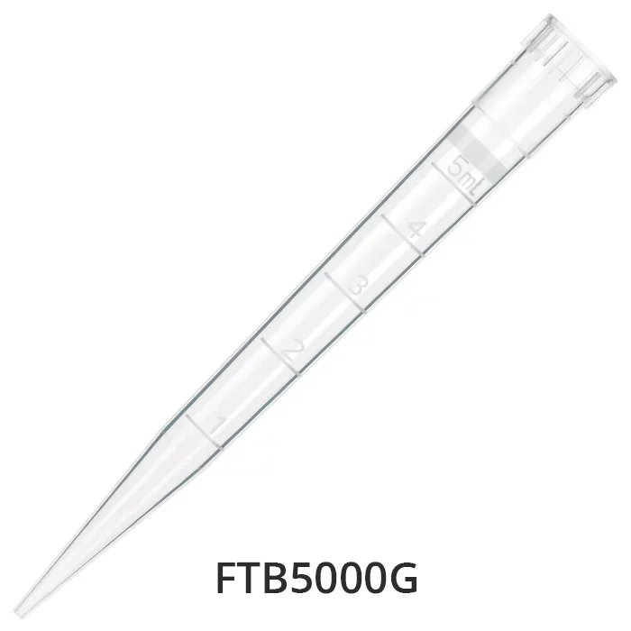 5mL macro volume pipette tips with filter.FTB5000G