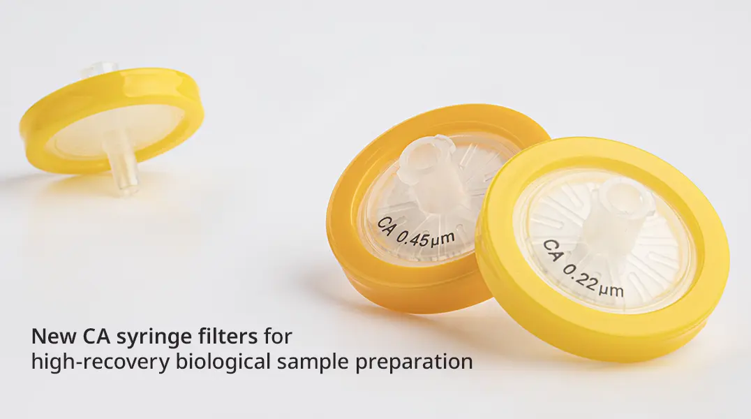 CA syringe filters for biological samples