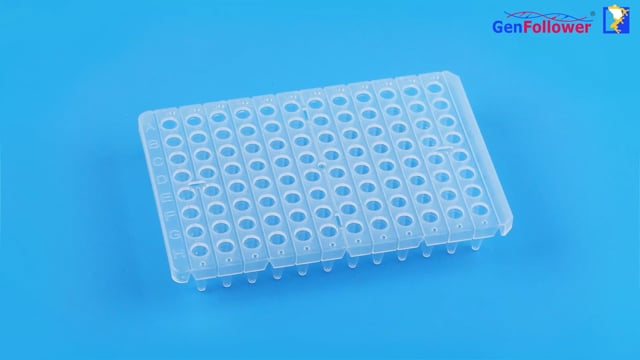 Product Display - 0.2mL 96 Well PCR Plates, Semi Skirted, Natural, Cuttable