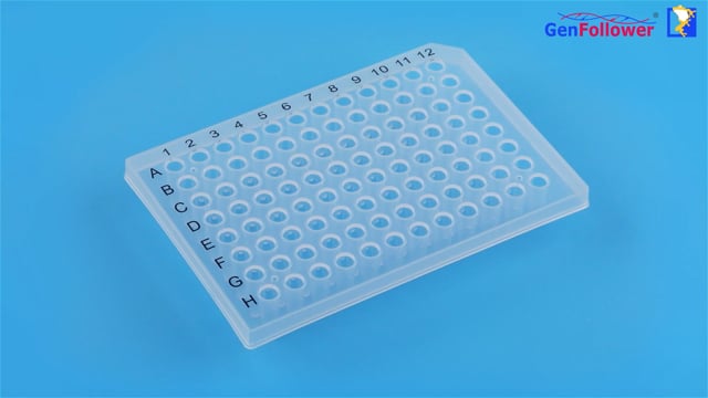 Product Display - 0.2mL 96 Well PCR Plates, Semi Skirted, Natural, Graduated
