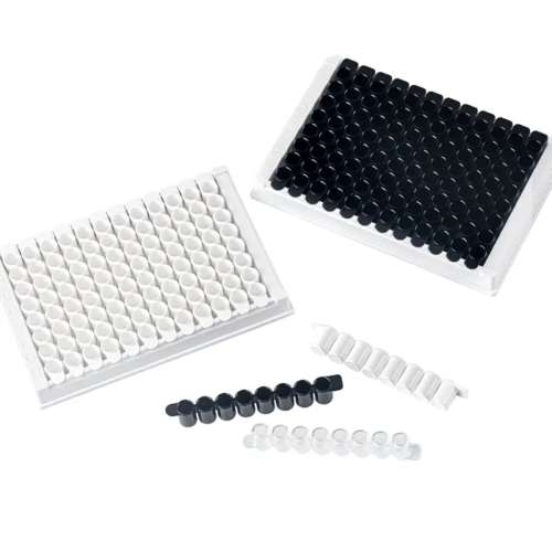 Corning style Elisa plates 0.2mL, 8-well strips.