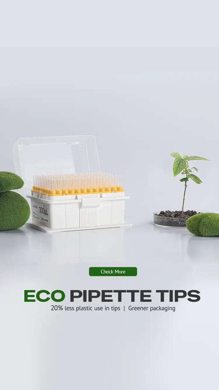 Eco pipette tips in mobile.