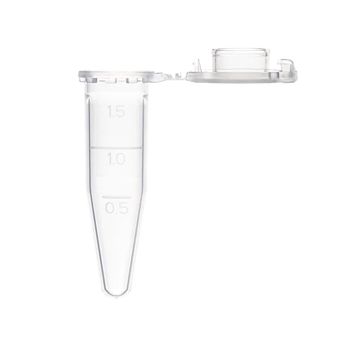1.5mL microcentrifuge tubes with safety lock.
