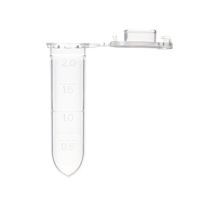 2mL microcentrifuge tubes with safety lock.