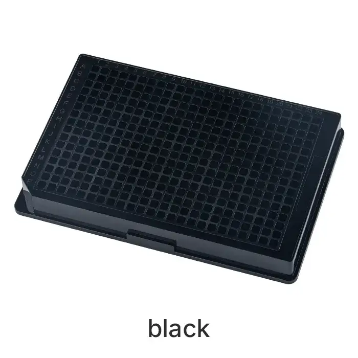 Black 384-well ELISA plates, flat bottom.