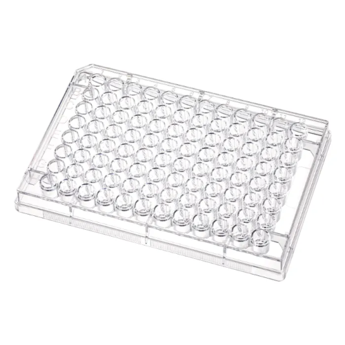 96-well undetachable ELISA plates, V-bottom.