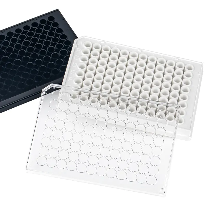 96-well undetachable ELISA plates, flat bottom.