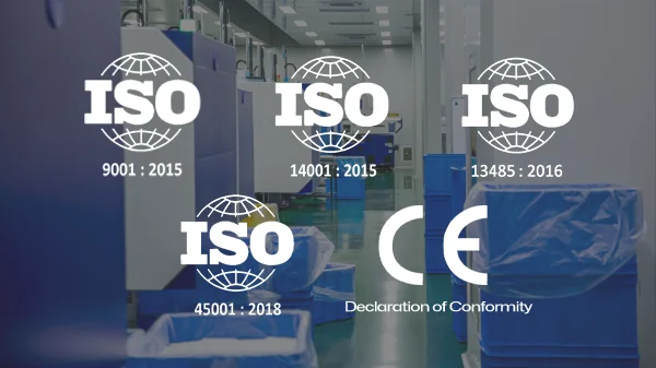 factory certificates